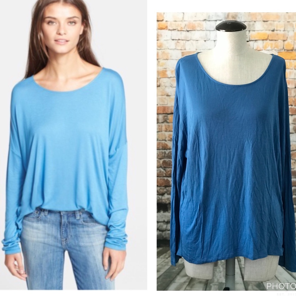 Vince Drop shoulder long sleeve tee
